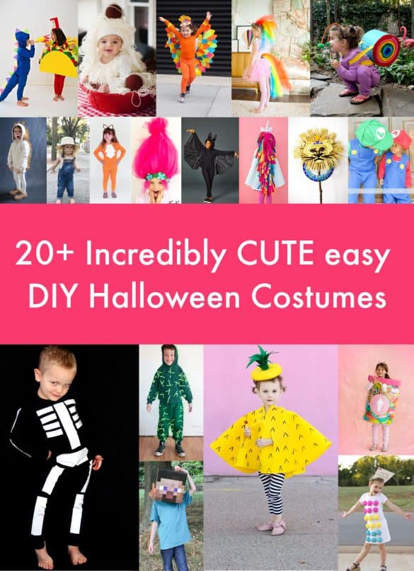 20+ Incredibly CUTE easy DIY Halloween Costumes - Emma Owl