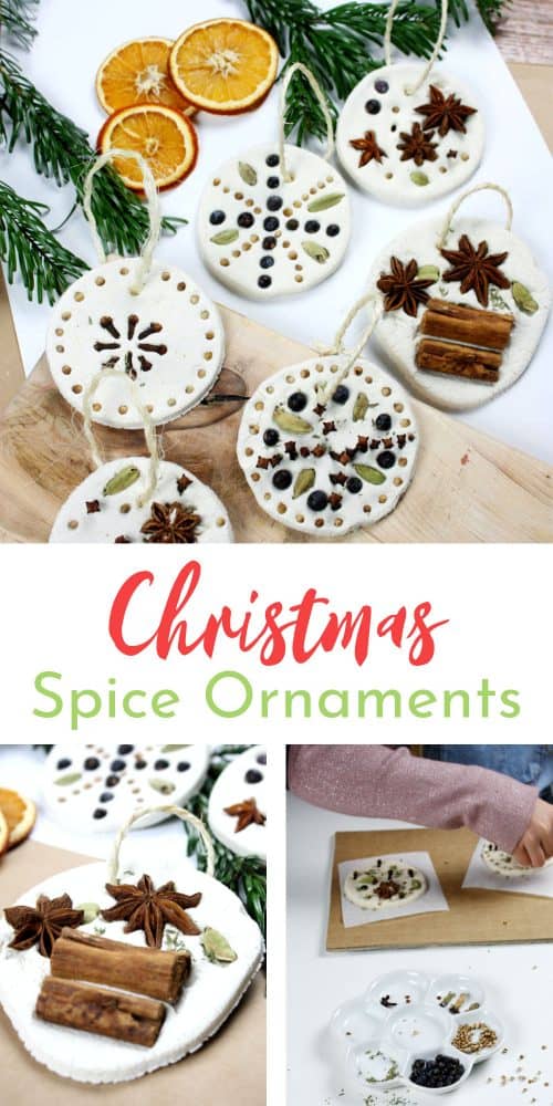 Christmas Spice Ornaments with Salt Dough
